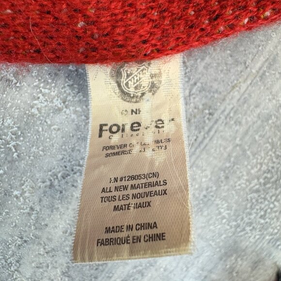 2 CALGARY FLAMES Scarfs One Reversable- Old Time Hockey NHL Forever Collectables - Picture 3 of 6